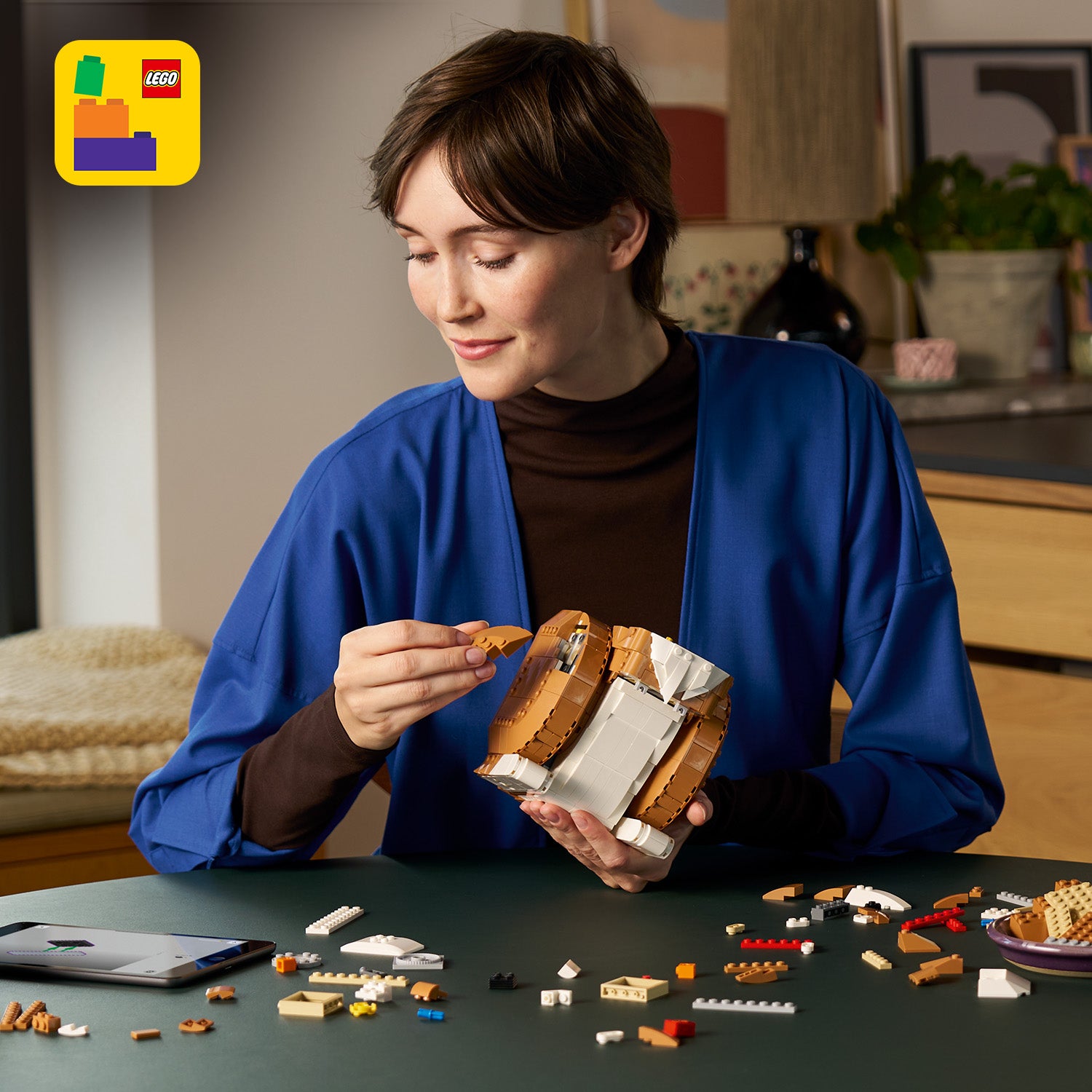 LEGO® Ideas Oransje katt, byggbar dyrefigur 21376