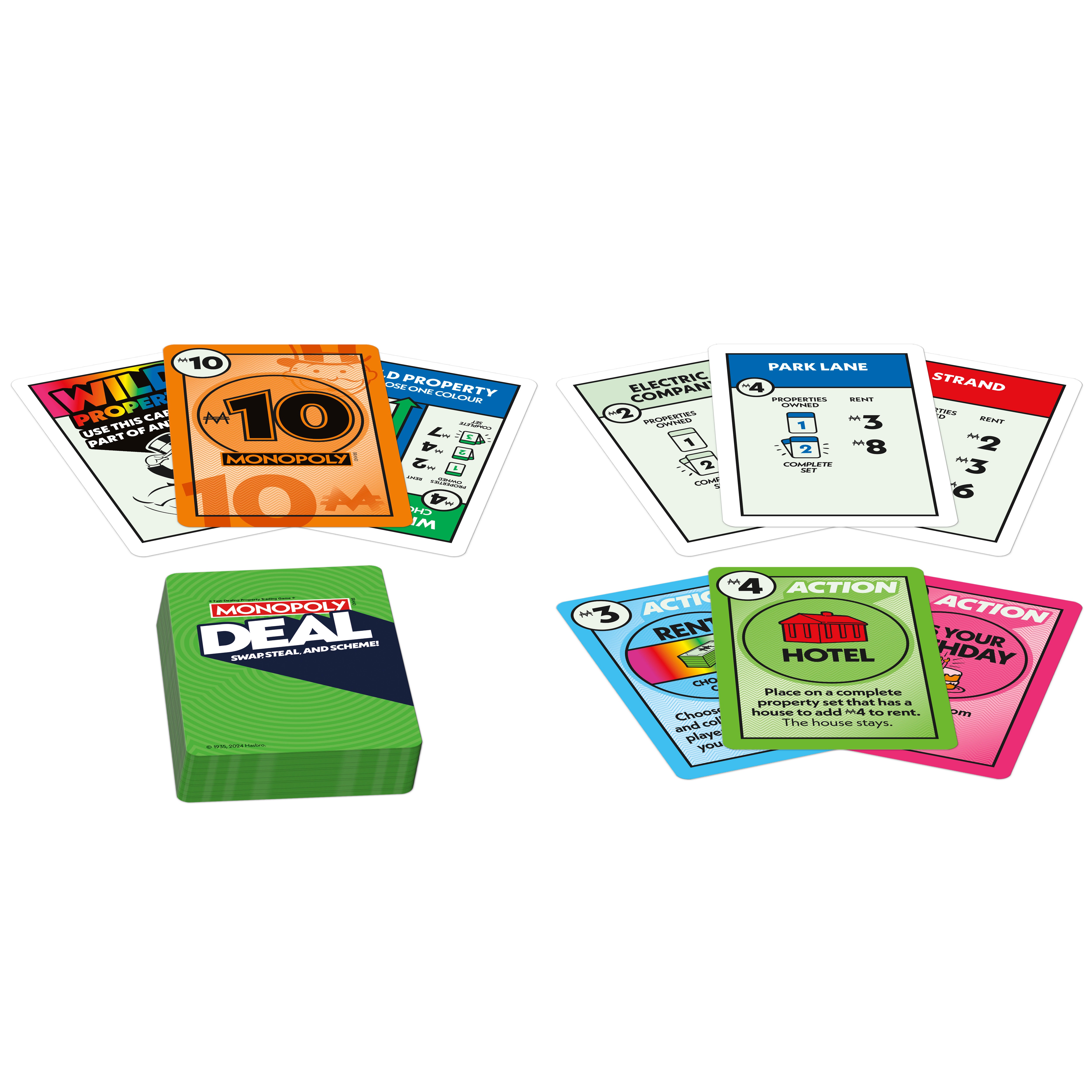 Hasbro Monopoly Deal Kortspill