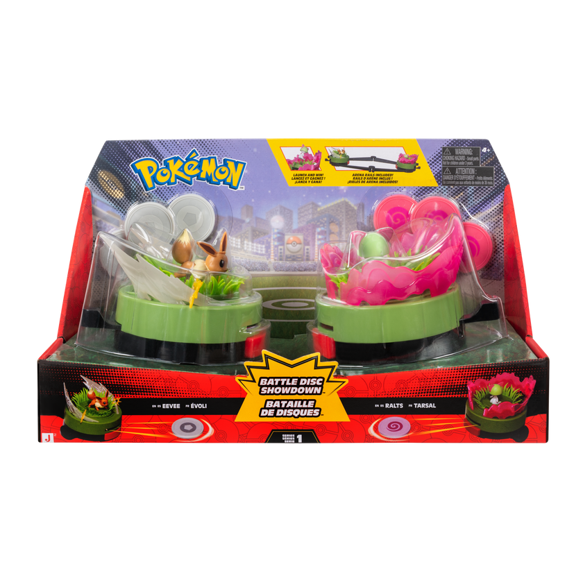 Pokémon Battle Disc Oppgjør Eevee mot Ralts