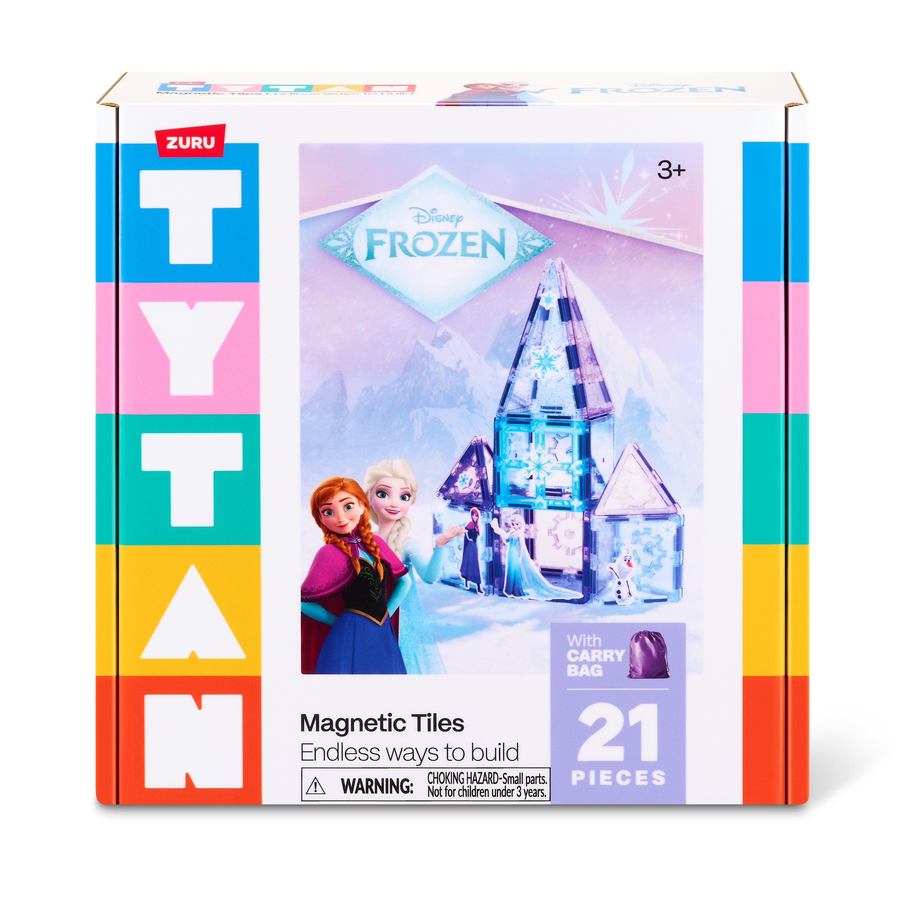 TYTAN Disney Frozen magnetiske byggplater 21 deler
