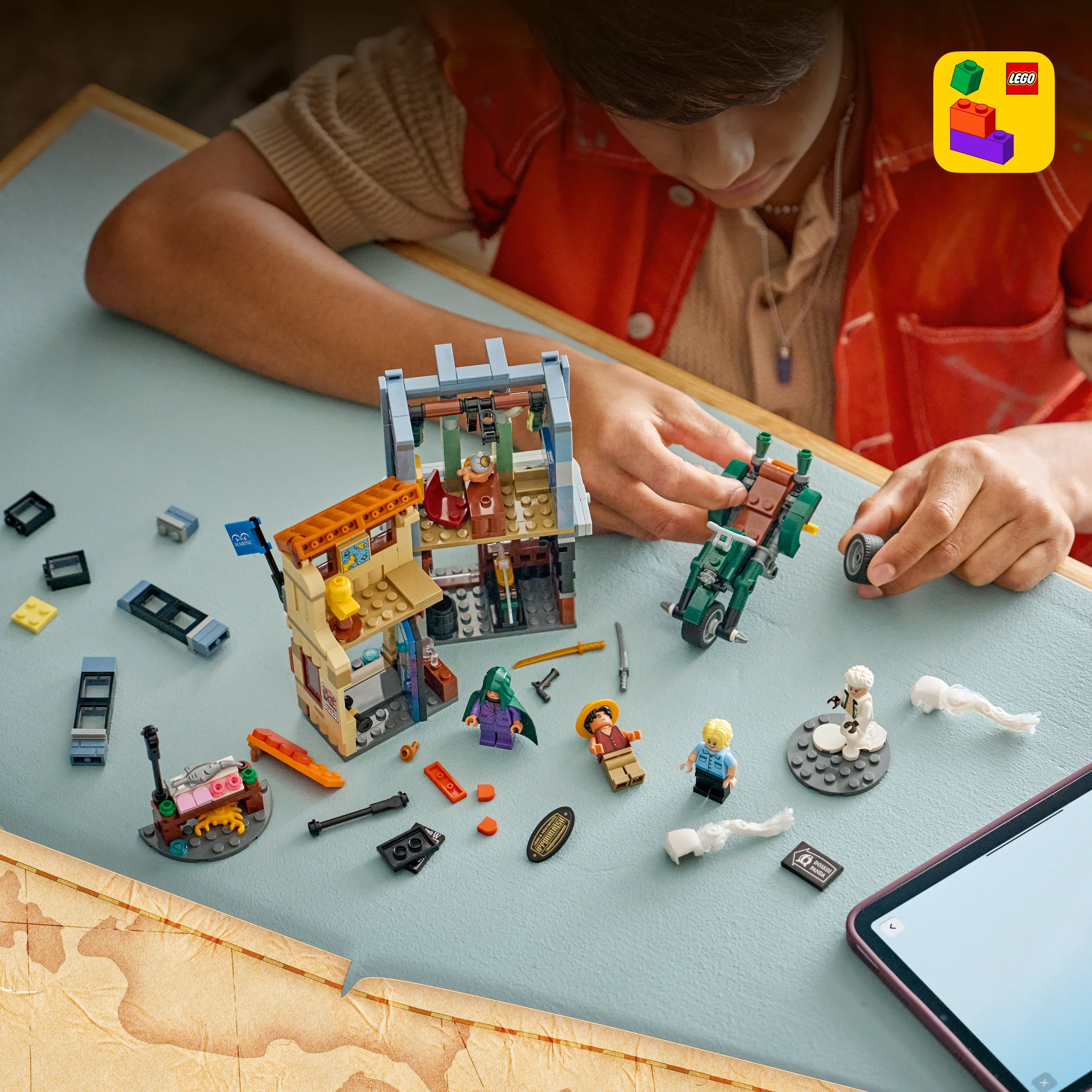 LEGO® ONE PIECE 75642 Kamp med kaptein Smoker