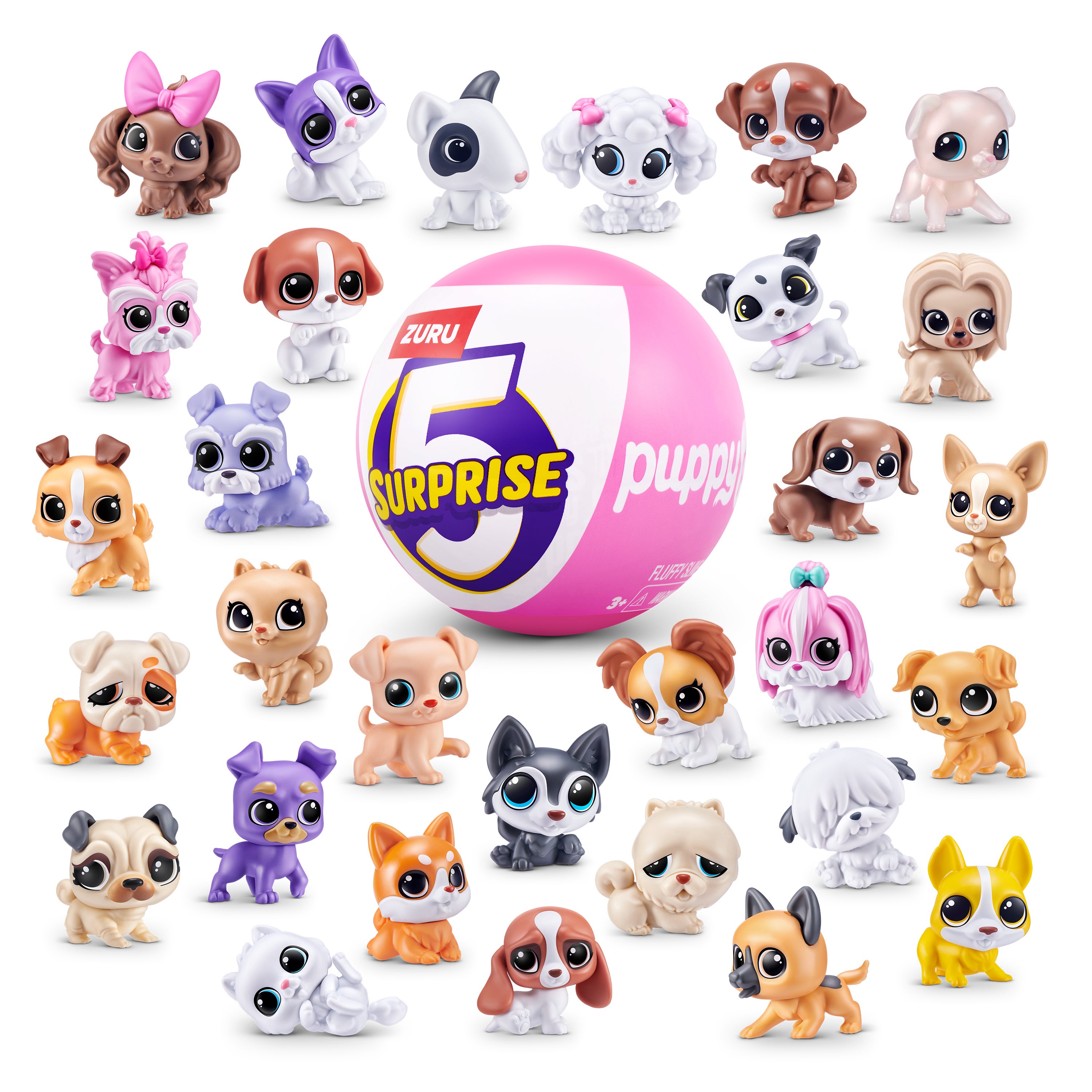 5 Surprise Puppies Samlerligur