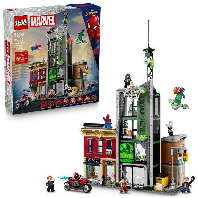 LEGO Super Heroes 76324, Spider-Man mot Oscorp