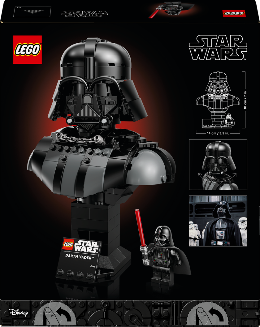 LEGO® Star Wars™ Byste av Darth Vader™, byggesett 75439