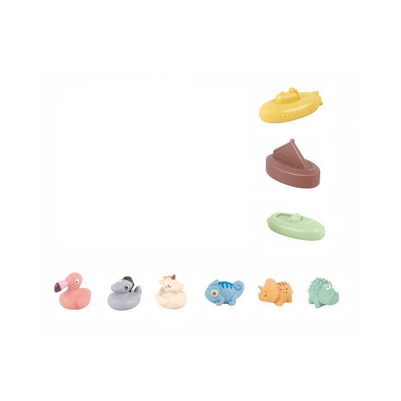 KID, Søte Små Badefigurer 9 Stk