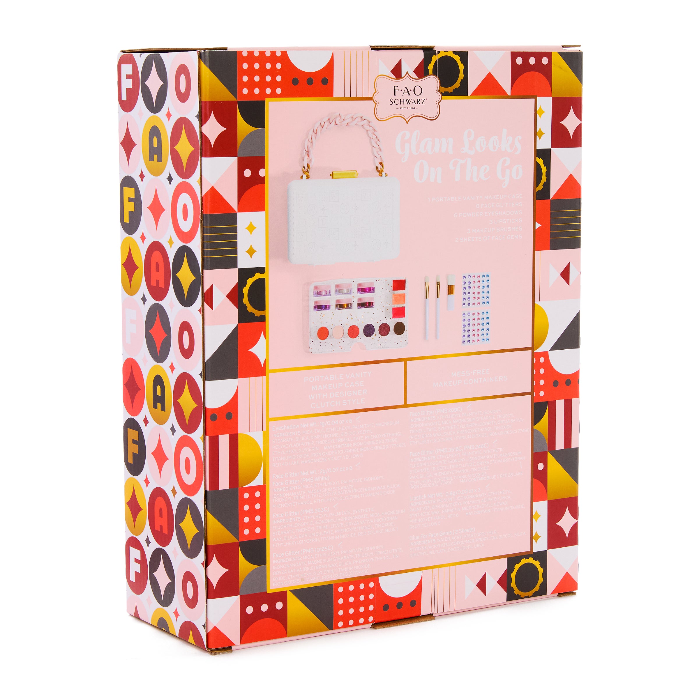 FAO SCHWARZ Portabel sminkkoffert