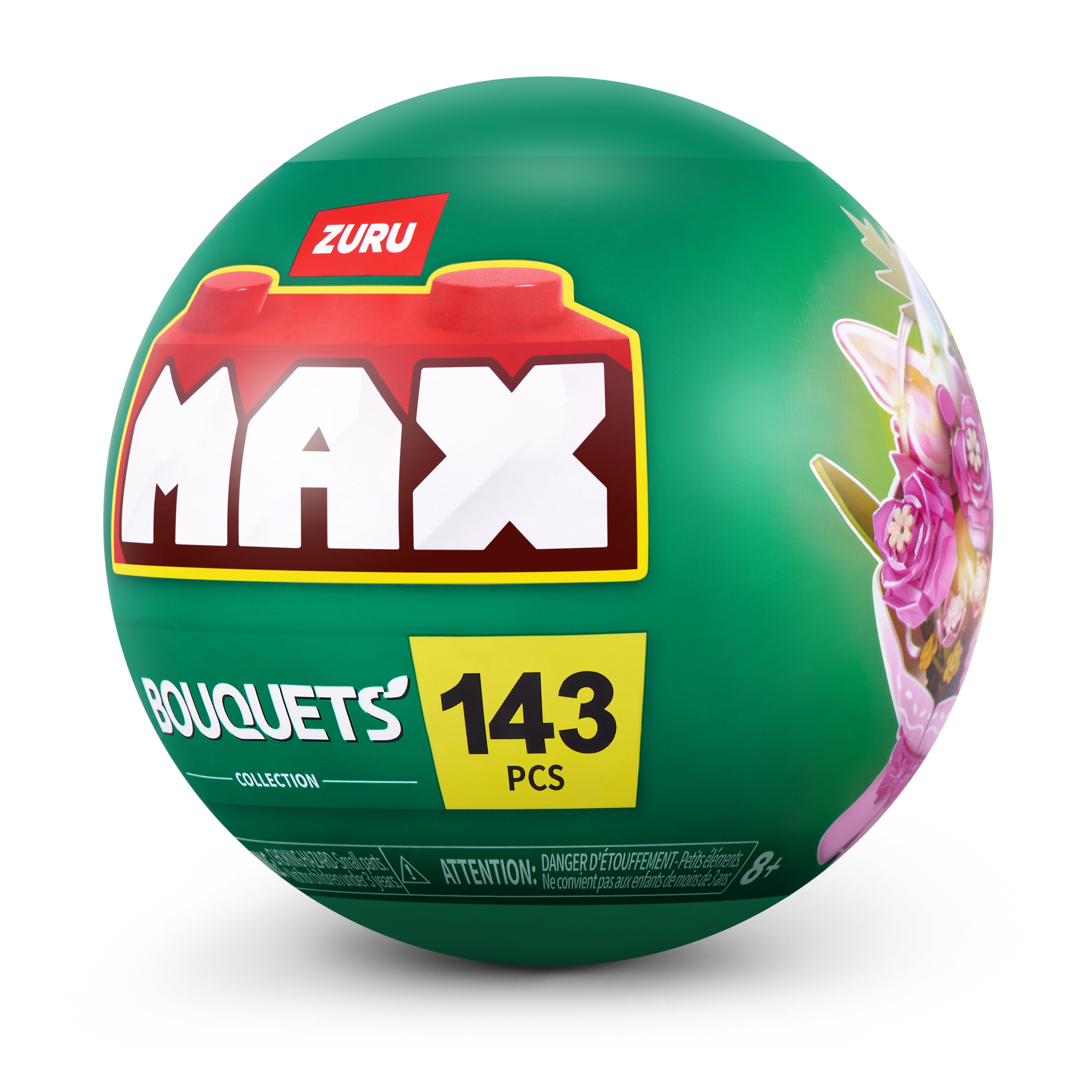 MAX Build More LED-blomsterbukett Rosa