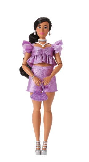 Barbie Deluxe Style Purple Shorts Indian Doll