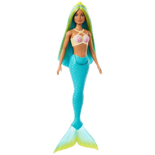 Barbie Mermaid - Blått/Grønt Hår