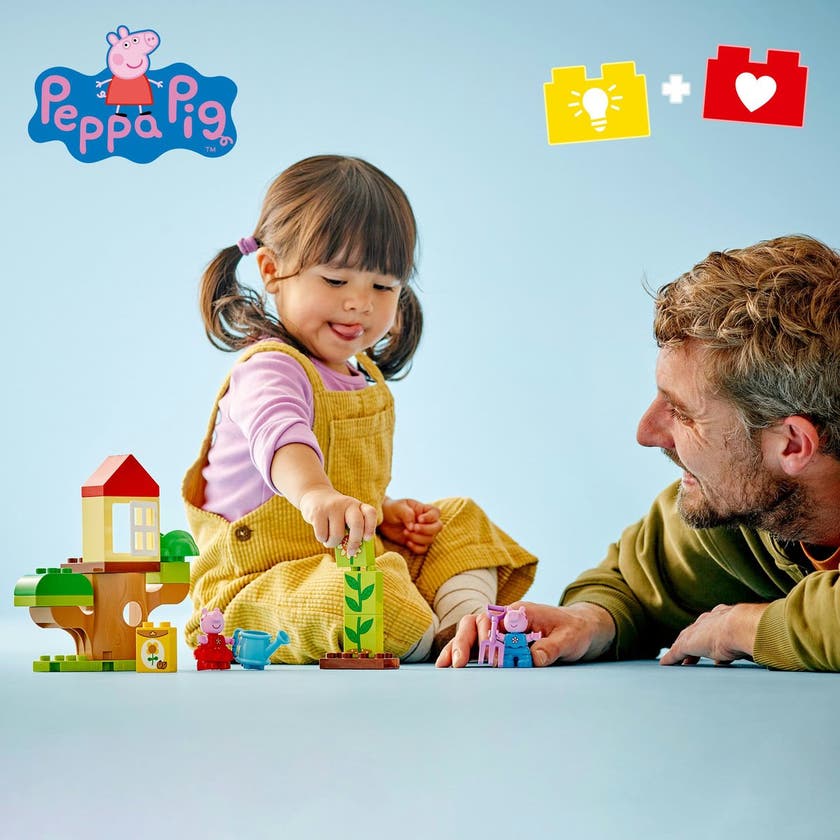 LEGO DUPLO 10431, Peppa Gris – Hage og trehytte