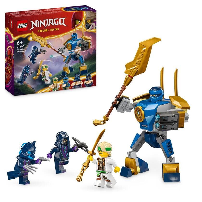 LEGO NINJAGO 71805, Jays robotkamp-pakke