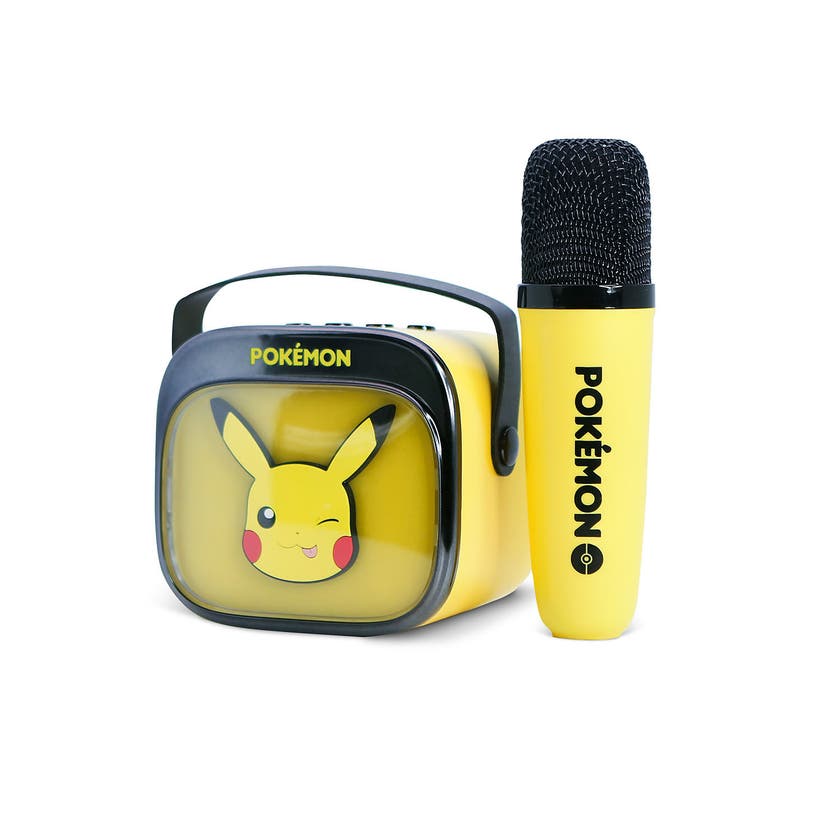 Pokémon Karaokehøyttaler Pikachu LED-mikrofon