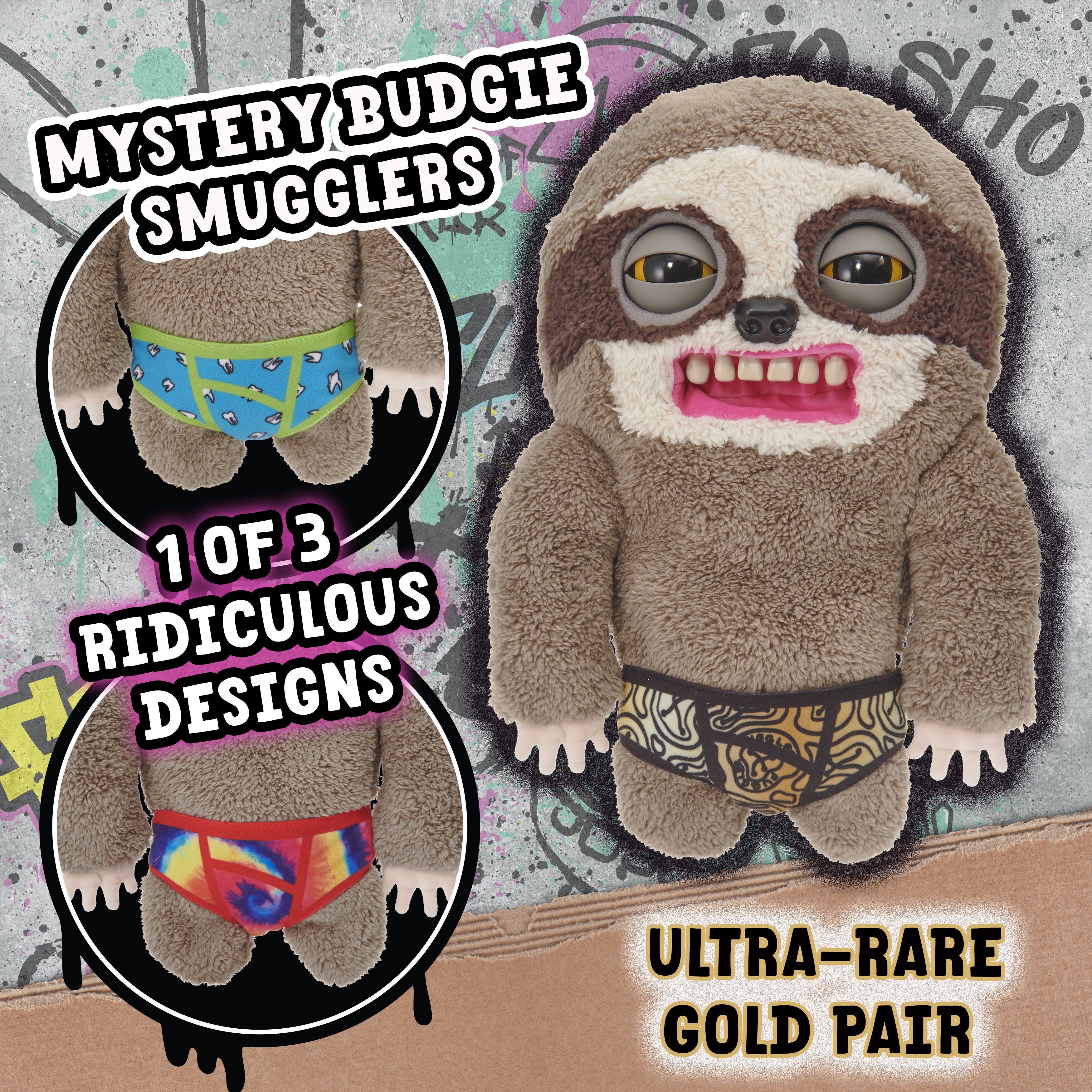 Fugglers Sickening Sloth Deluxe Puppetronic Kosedyr