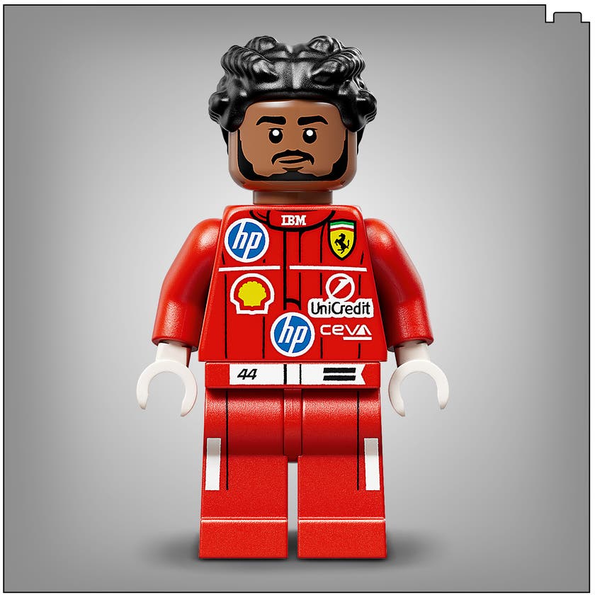 LEGO® Editions Scuderia Ferrari HP Lewis Hamilton hjelm 43022