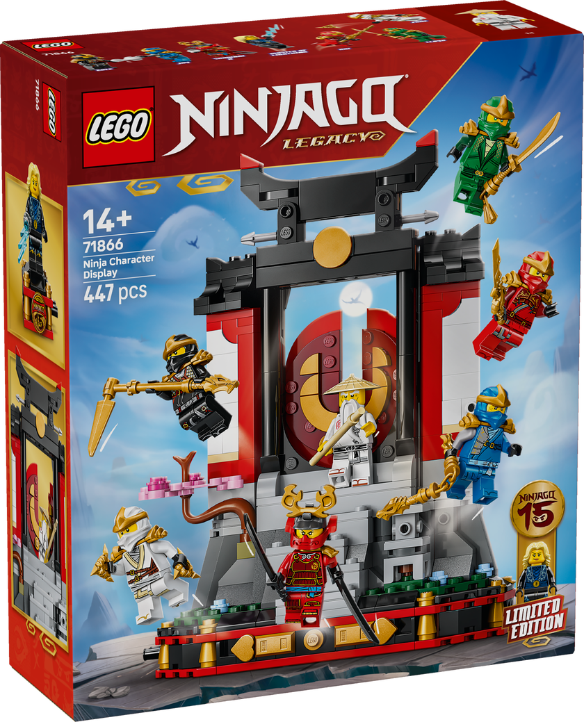 15-årsjubileumssett med ninja-figurer