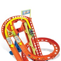 Hot Wheels City Roller Coaster Rally-banzesett med 5 biler