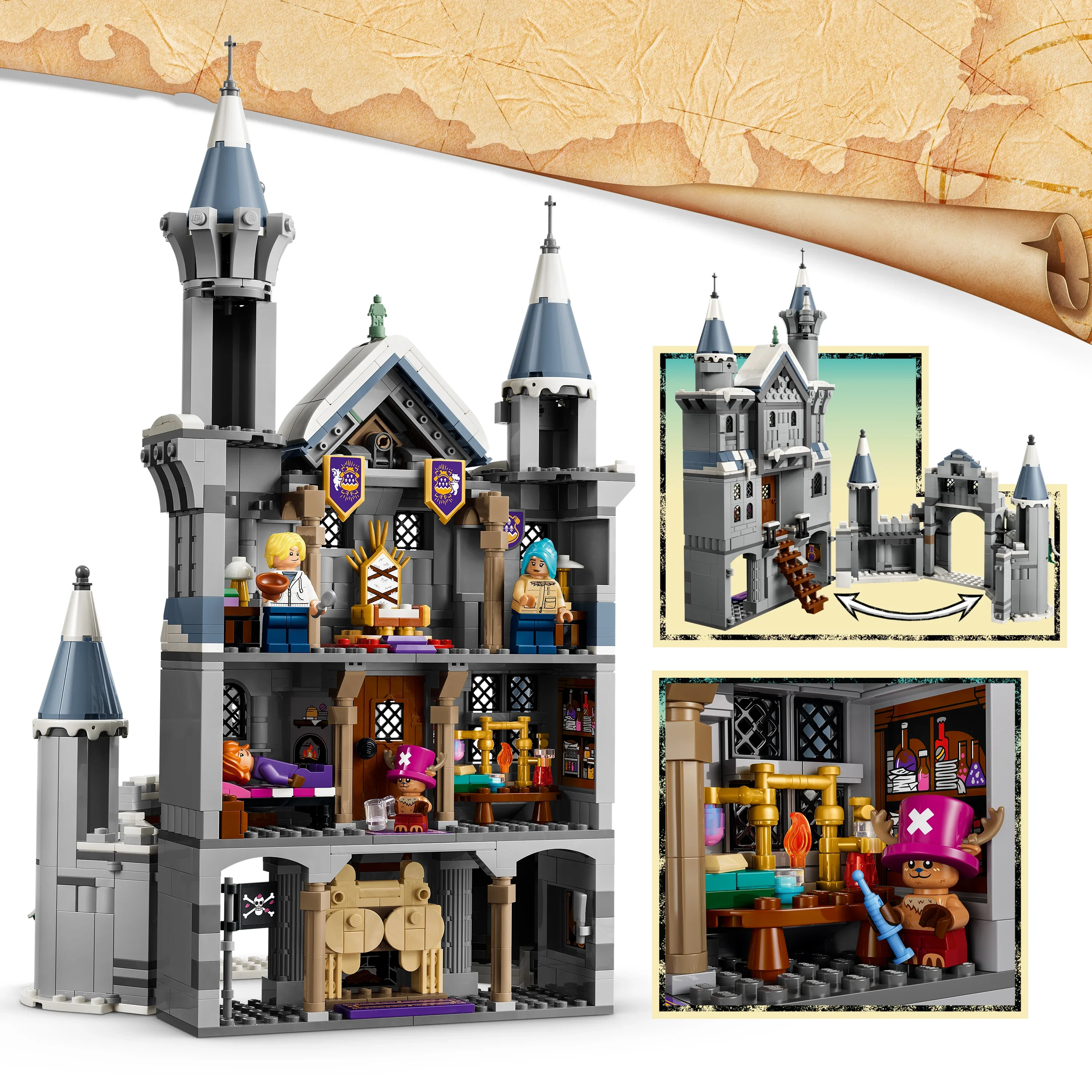 LEGO® ONE PIECE 75645, Kamp ved Drum-slottet