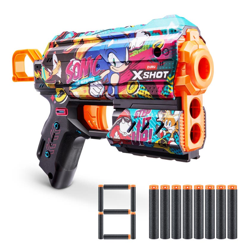 X-SHOT, SKINS-FLUX (8 piler) SONIC