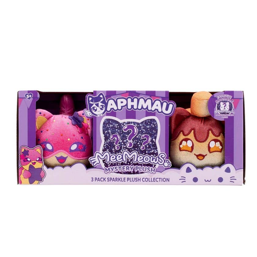 Aphmau, Meemeow Kosedyr 15 cm Carnival Treats 3-pakning