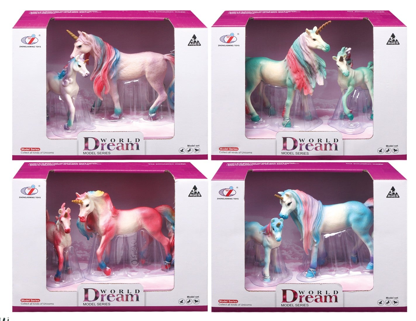 Animal Life - Unicorn med føll