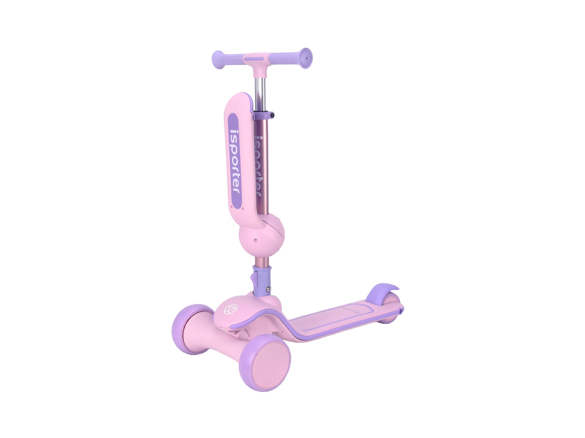 Skills - Scooter med sete rosa