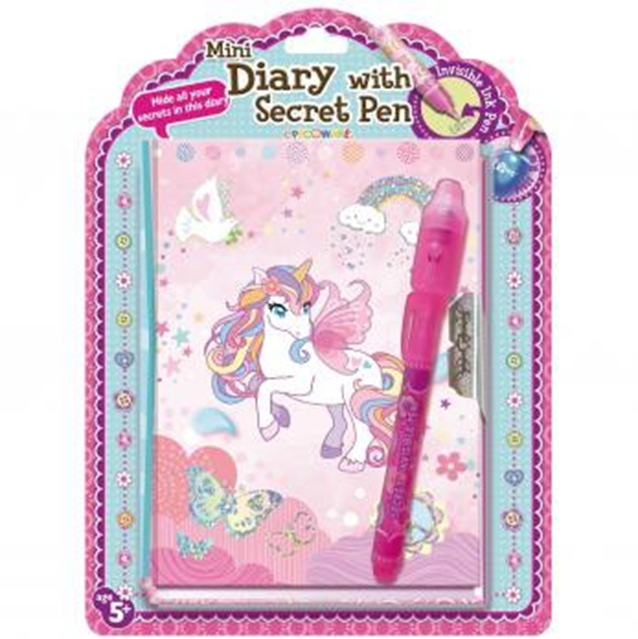 Dagbok Unicorn Hemmelig penn