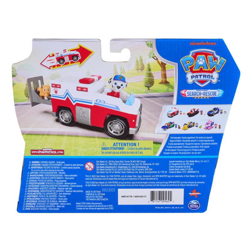 Paw Patrol Search & Rescue Themed Vehicle - Marshall