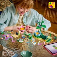 LEGO® Friends Snurrende tekoppkarusell med blomstertema, leke 42702