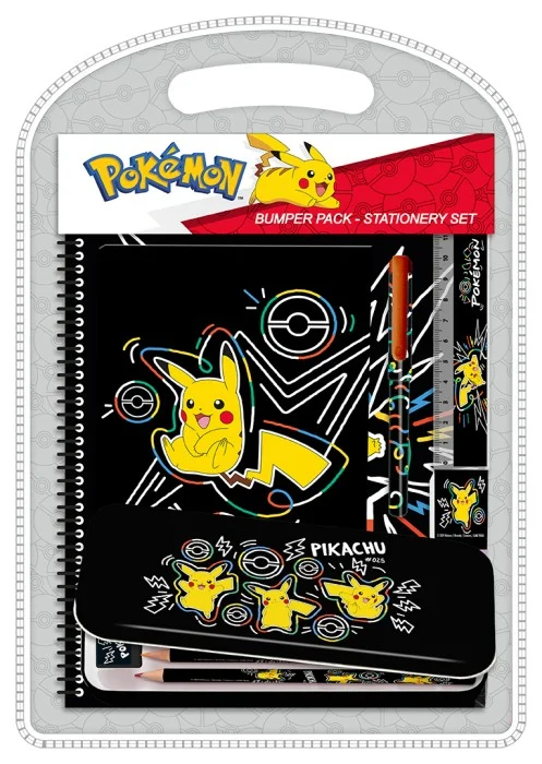 POKÉMON NEON, stort skrivesett med metallpenal