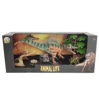 Animal Life, sett med 4 dinosaurer inkl. Spinosaurus