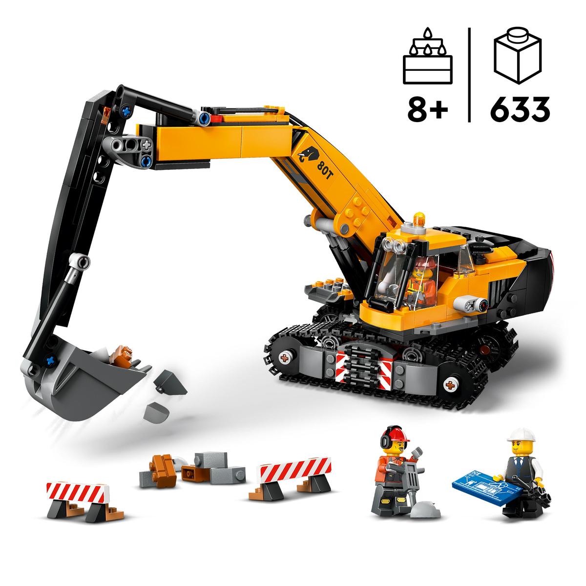 LEGO City 60420, Gul gravemaskin