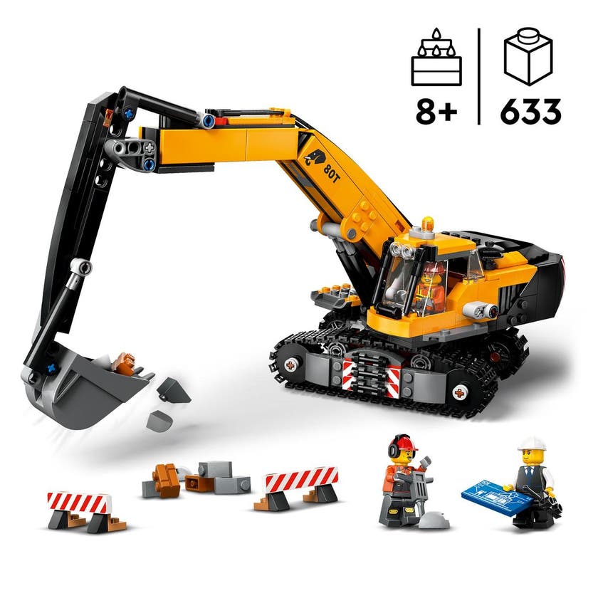 LEGO City 60420, Gul gravemaskin