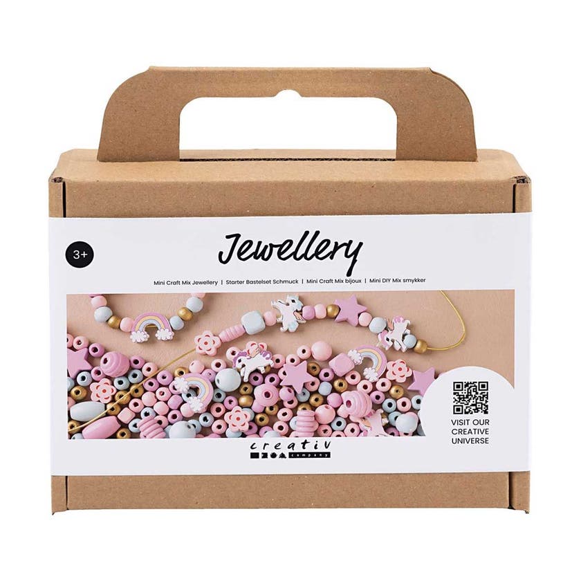Mini Diy Mix Smykker, Pastellfarger, 1 Pakke.