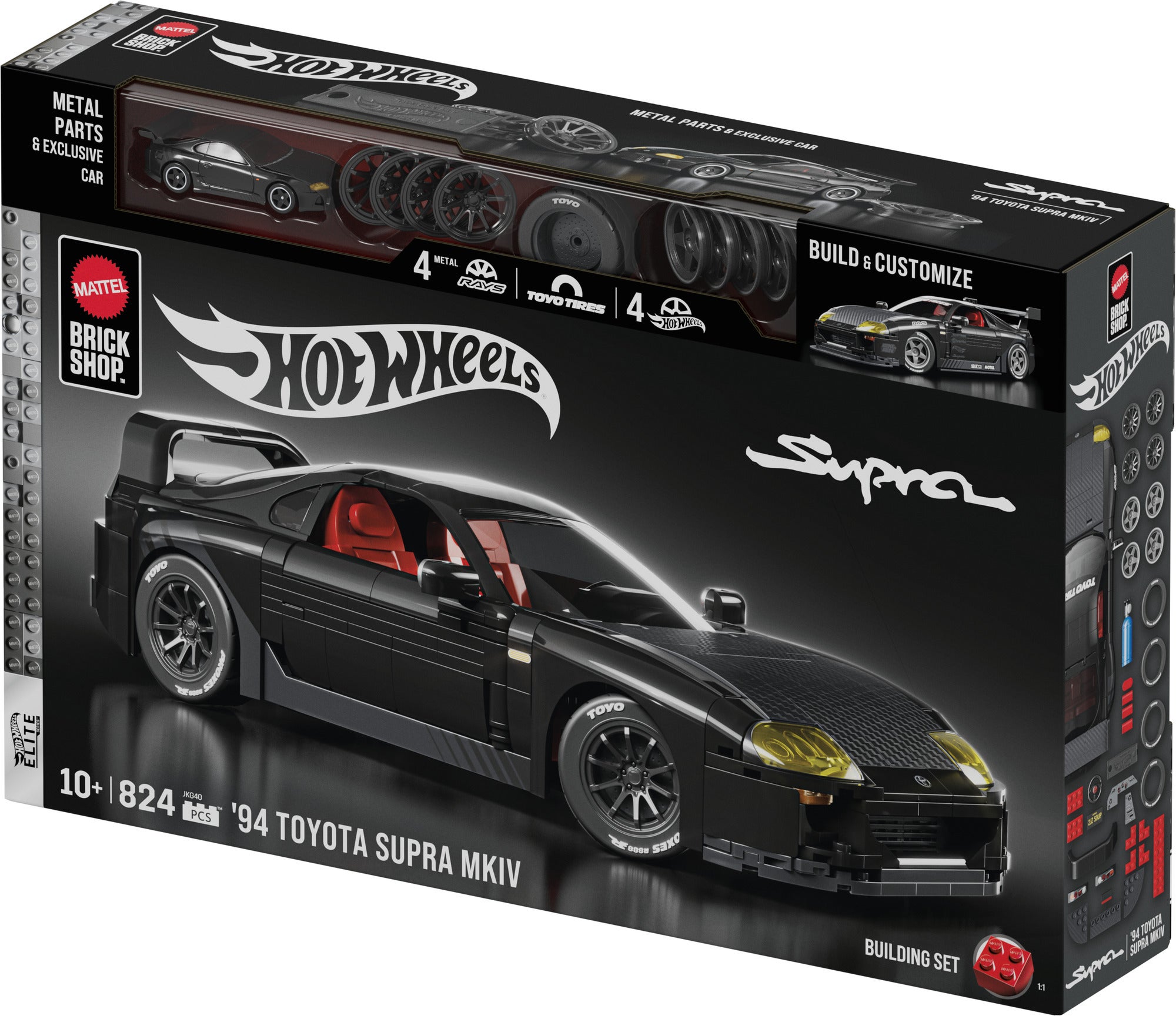 Brick Shop Hot Wheels Toyota Supra MKIV Konstruksjonsleke
