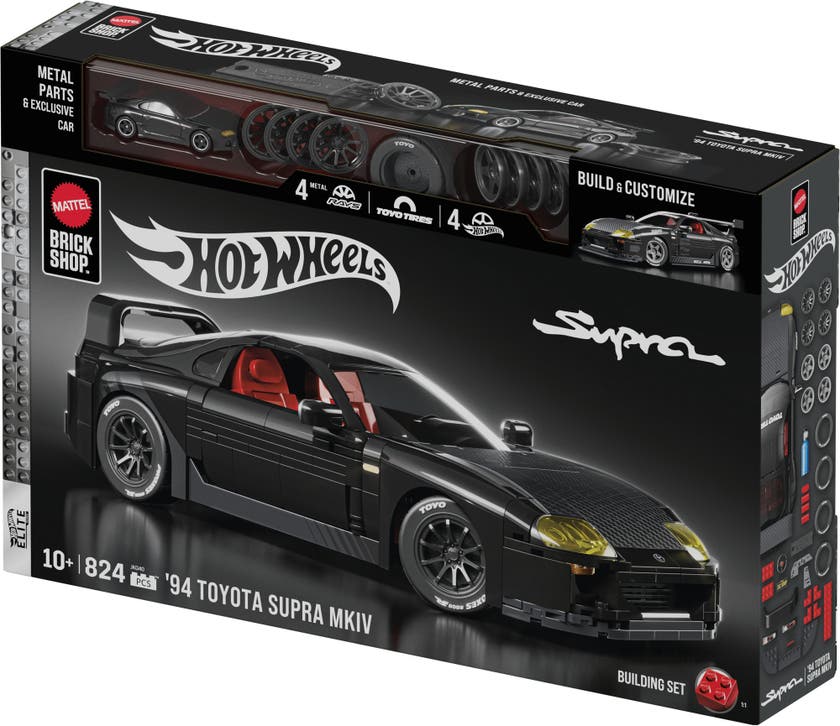 Brick Shop Hot Wheels Toyota Supra MKIV Konstruksjonsleke