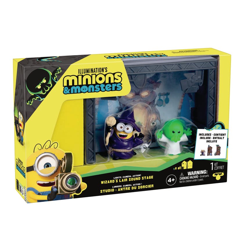 Minions & Monster - 5 cm Stage Set, 2 PK, Asst