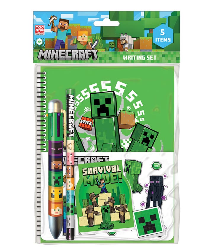 Minecraft, Skrivesett med Flerfarget penn