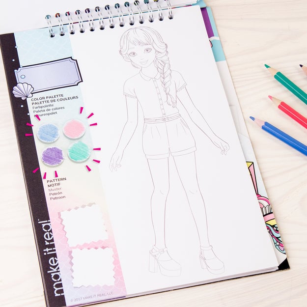 Make it Real, Fashion Design Sketchbook: Pastel Pop!
