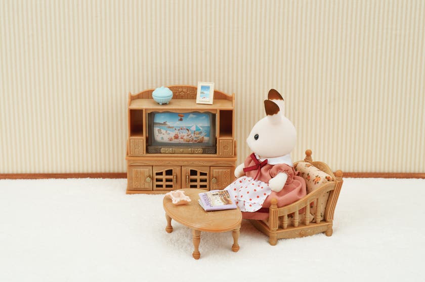 Sylvanian Families - Sofagruppe med TV-sett