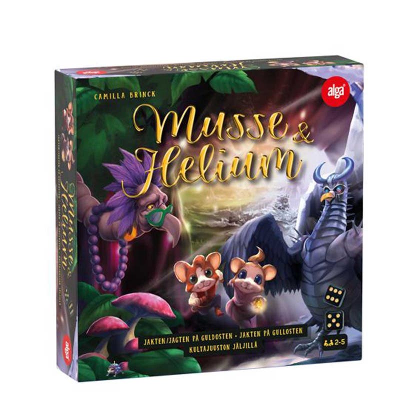 Alga, Jakten på gullosten - Musse & Helium
