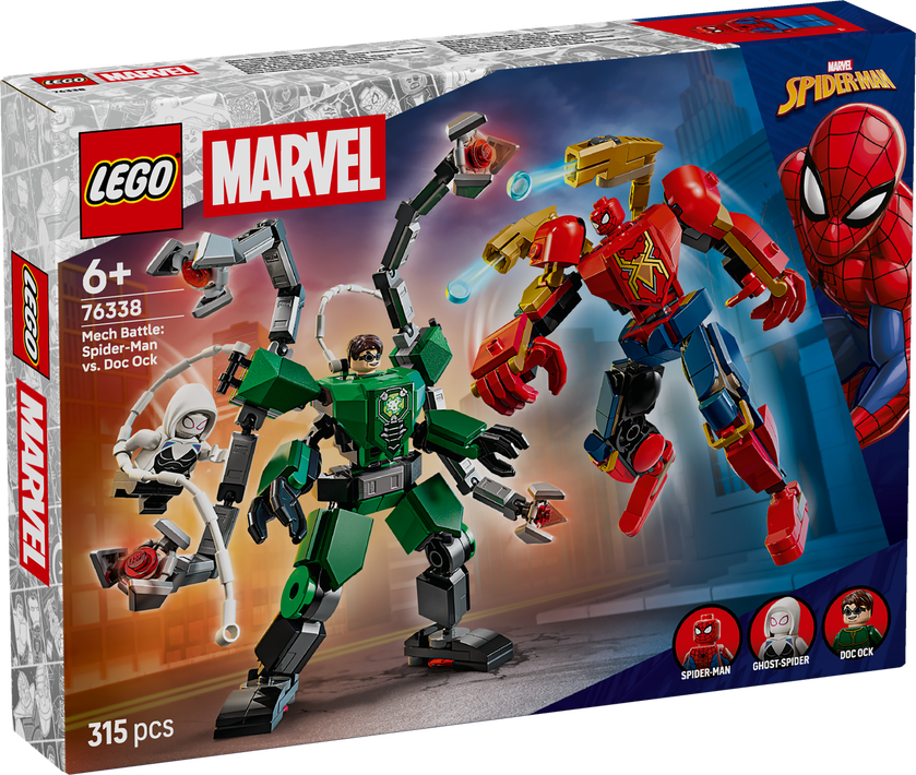 LEGO® Marvel Mech Battle: Spider-Man vs. Doc Ock 76338