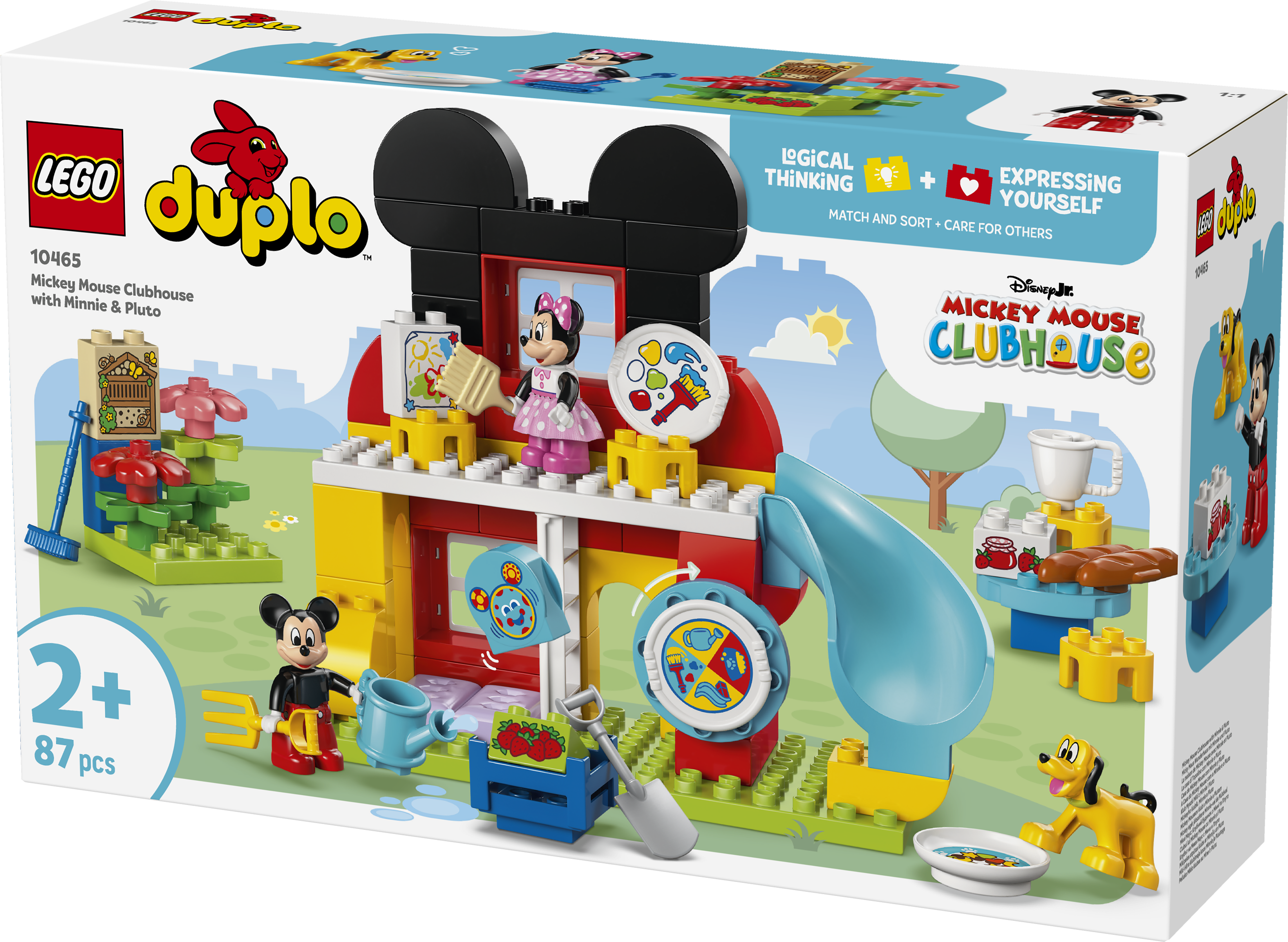 LEGO® DUPLO® │Disney Mikkes Klubbhus med Minni og Pluto, småbarnsleke 10465