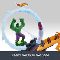 Hot Wheels Superstar Speeders Spider-Man & Hulk banset