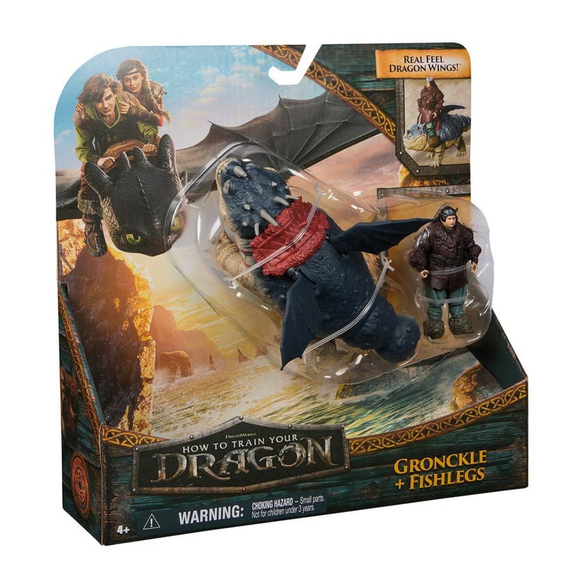 Dragons Filmen Viking & Drage, Gronckle & Fishlegs