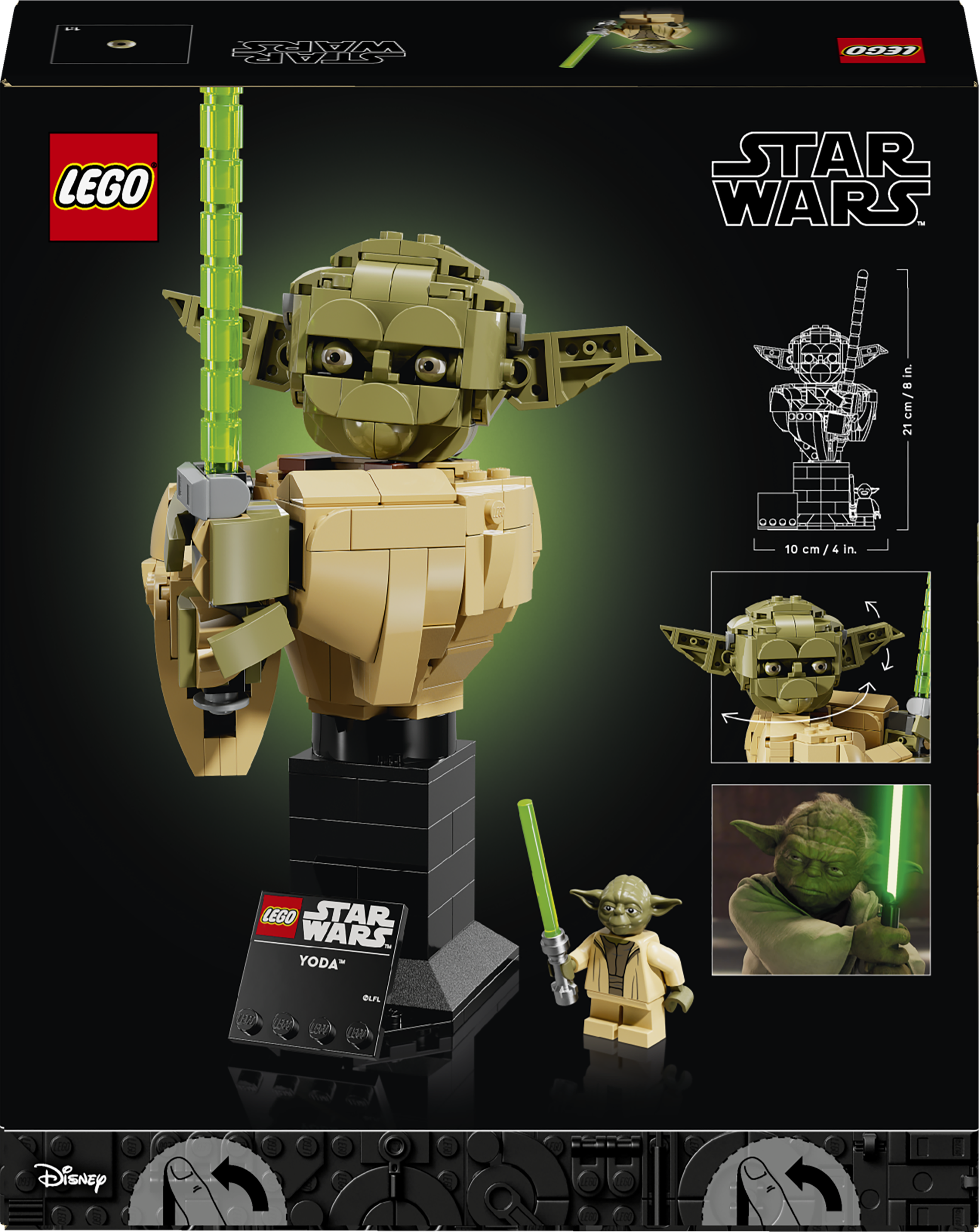 LEGO® Star Wars™ Byste av Yoda™, byggesett for samlere 75438