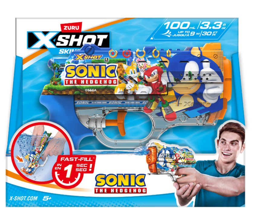 XSHOT Water, Nano Fast-Fill Skins Sonic