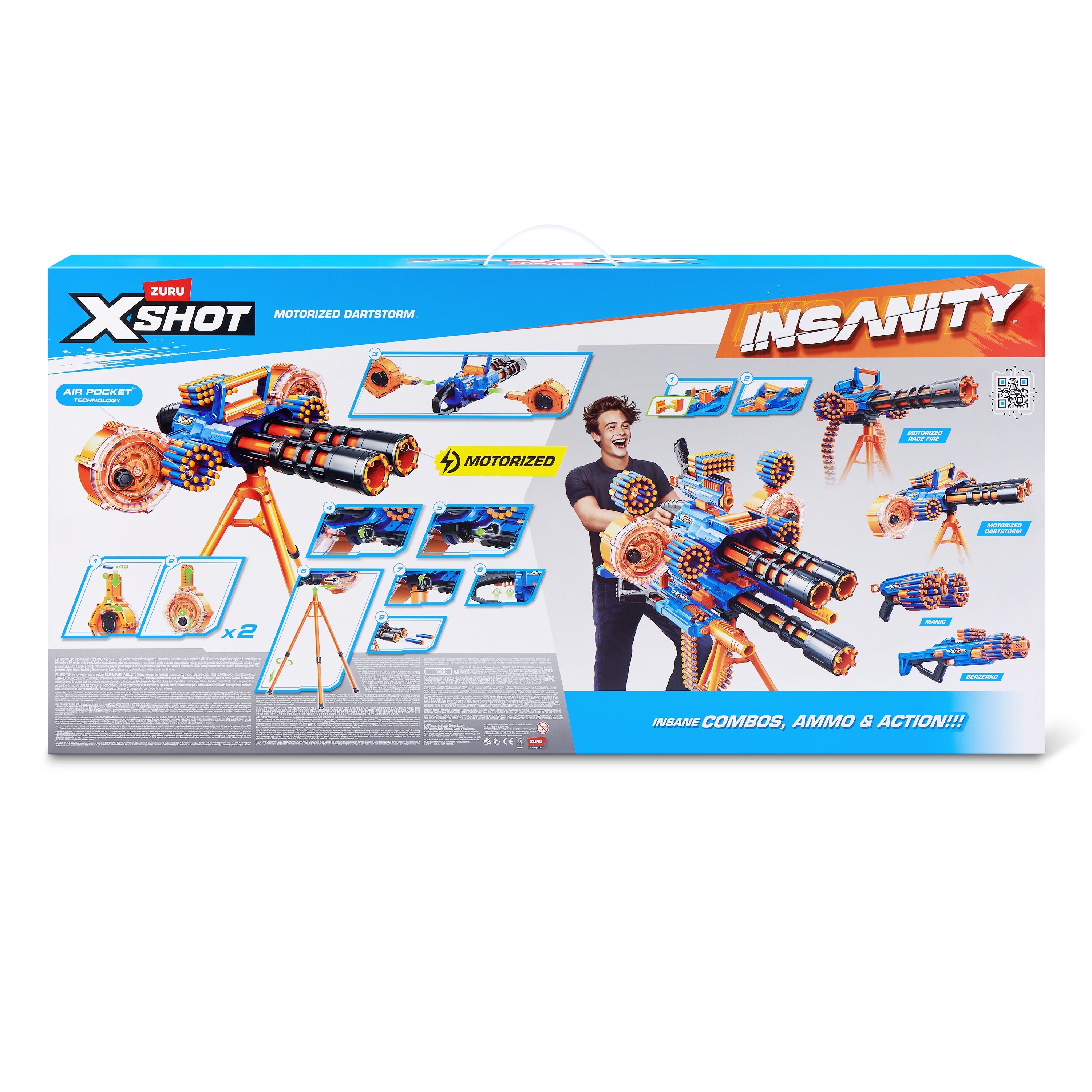 XSHOT Insanity Motorisert Blaster