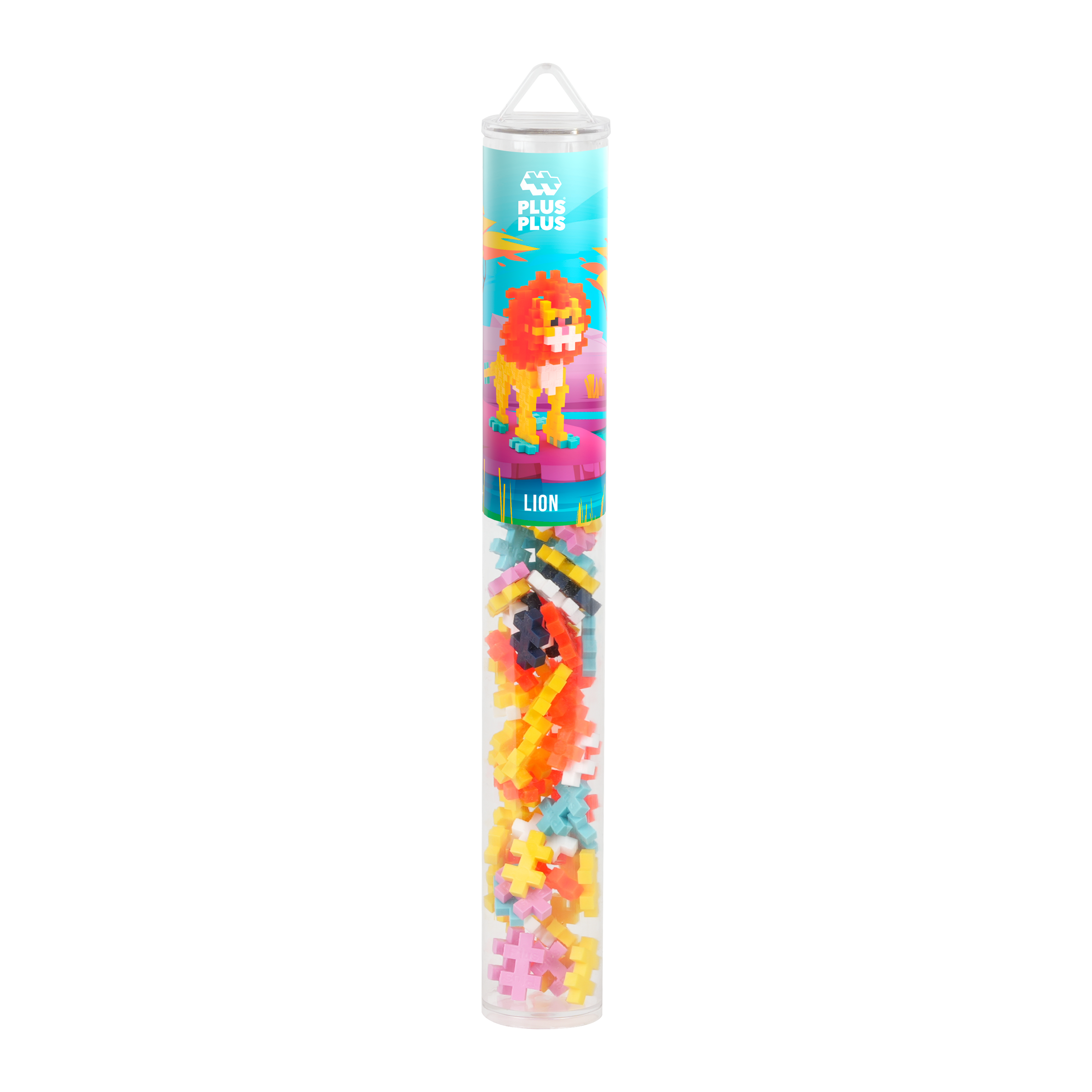 Plus-Plus - Lion / 100 pcs Tube
