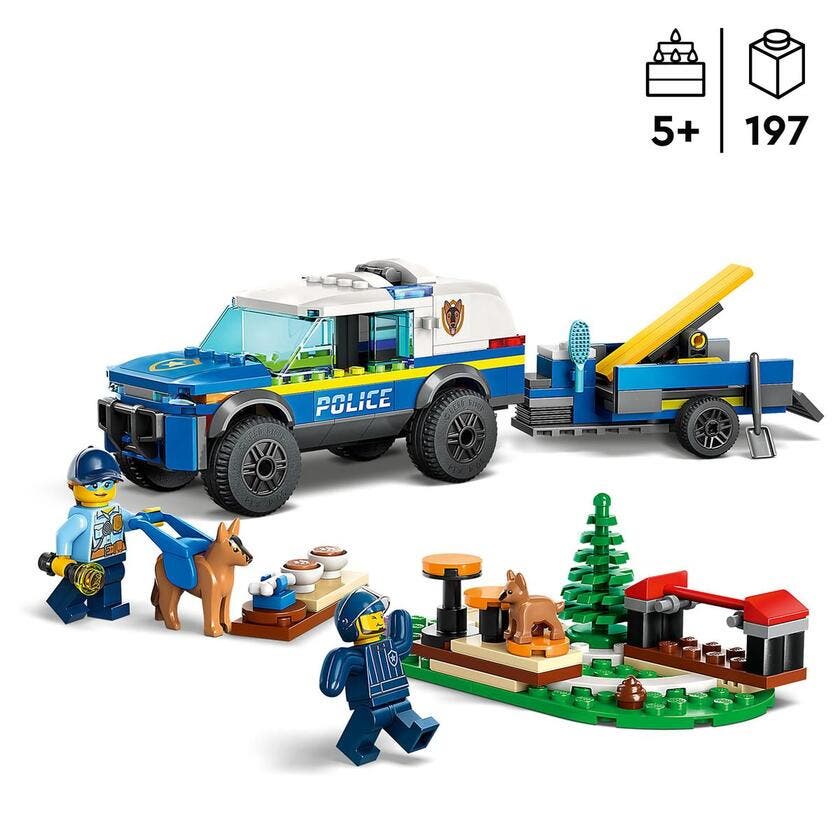 LEGO City 60369, Politiets mobile hundetrening