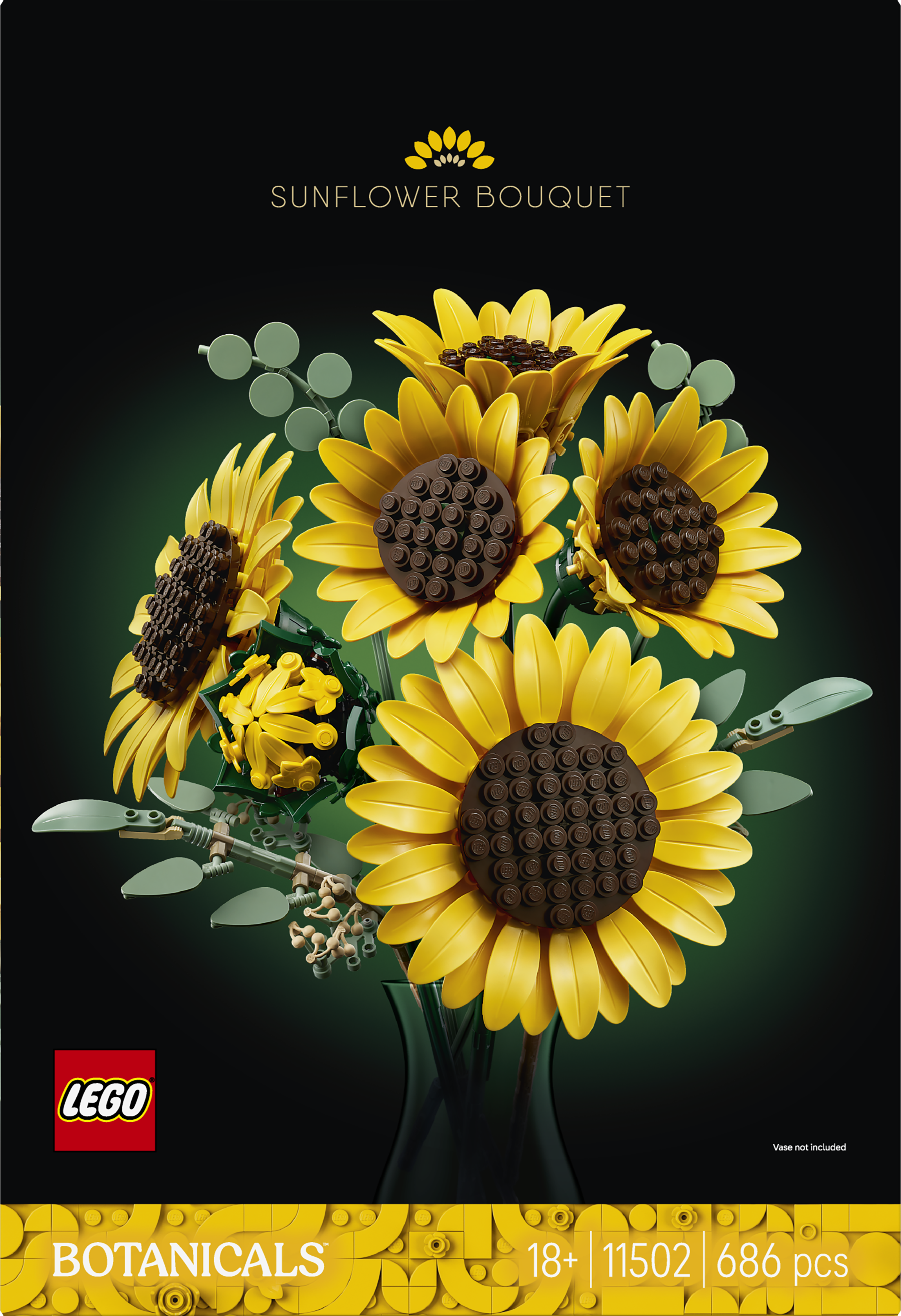 LEGO Botanicals Solsikkebukett, blomsterdekorasjon 11502